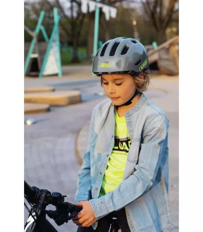 Casque enfant ABUS Smiley 3.0 ACE LED