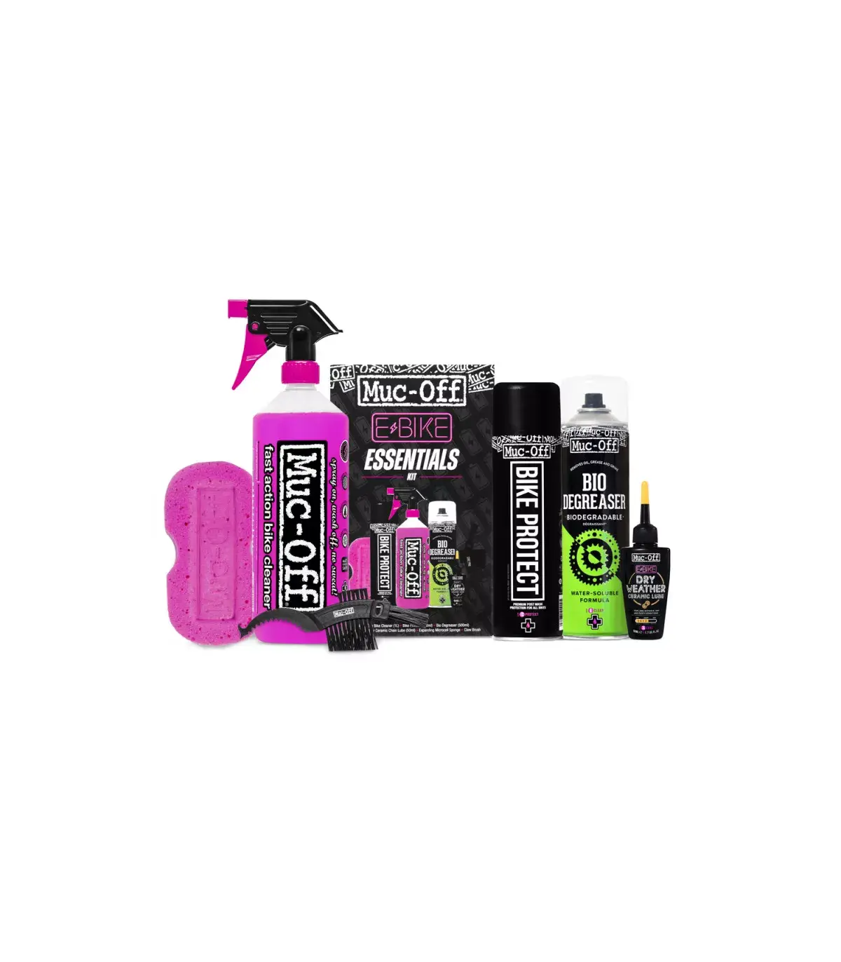 Kit d'Entretien Muc-Off Ebike Essentials Kit Clean Protect & Lube