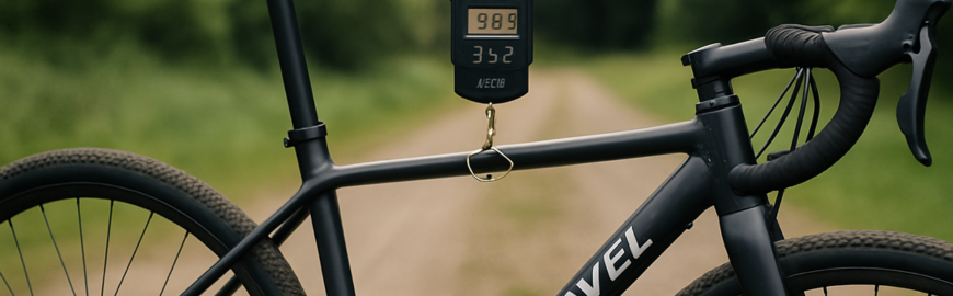 Combien de kilos pour un vélo gravel ? Poids moyen, critères, conseils