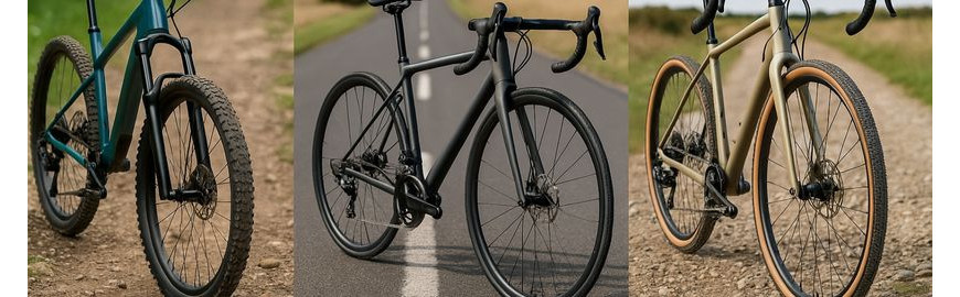 VTT, vélo de route ou gravel : quelles différences ?